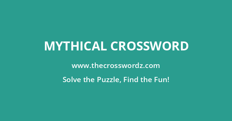 Mythical crossword