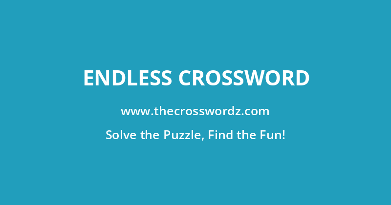 Endless crossword