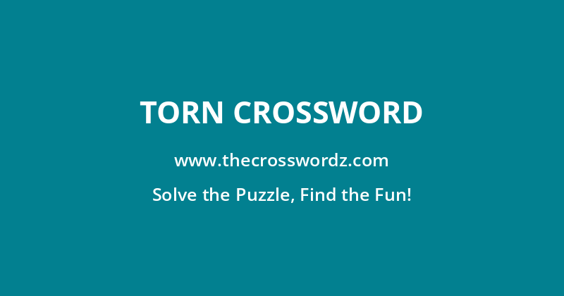 Torn crossword