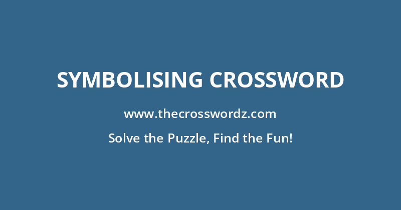 Symbolising crossword