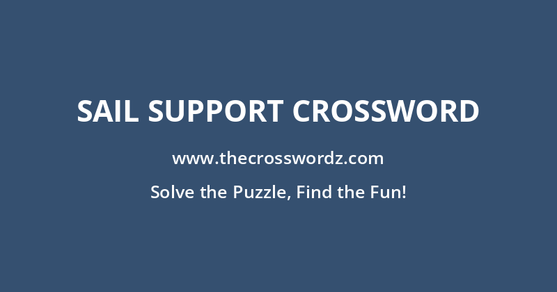 Sail support crossword