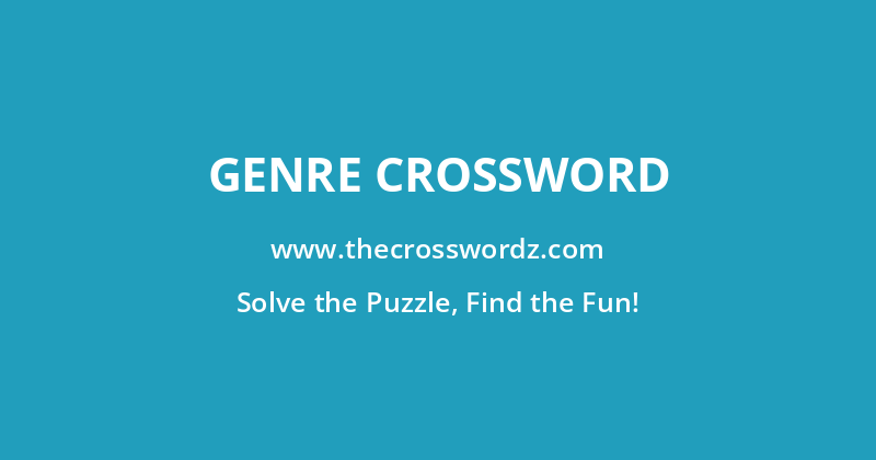 Genre crossword