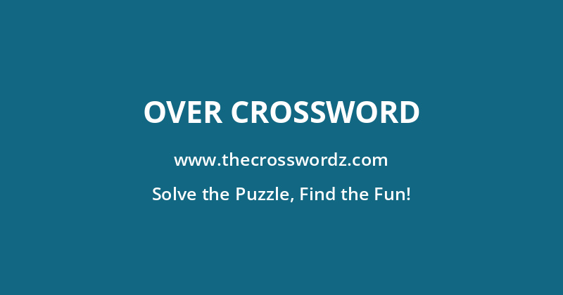 Over crossword